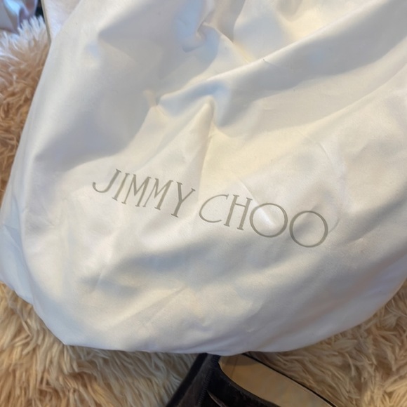 NEW | JIMMY CHOO Krissy 100 Embellished Velvet Sandal Heels Dark Mink | 37 | 6.5 - Picture 12 of 15